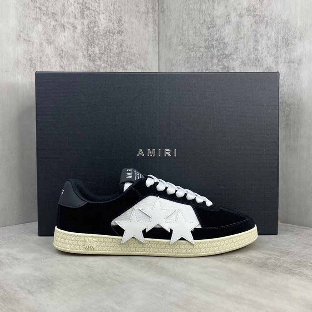 Amiri Men's Black Contrast Star Patch Sneakers